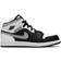 NIKE Air Jordan 1 Mid White Shadow PS - Black/White/Light Smoke Grey