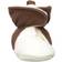 Hudson Baby Fleece Booties - Brown/Cream