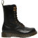 Dr. Martens 1490 Rose Gold Hardware Leather - Black Wanama