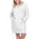 White Mark Women’s Hoodie Sweatshirt Dress Plus Size - Heather Grey