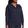 Just My Size Women's Zip-Up Fleece Hoodie Plus Size - Navy Heather