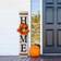 GlitzHome 42in H Porch Sign with 3 Wreathes. Wall Decor 1.2x42"