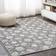 Jonathan Y Gallia Tile Trellis White, Gray 48x72"