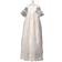 Luxe Heirloom Christening Gown - White