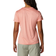 Columbia Women's Hike Short Sleeve V-Neck Shirt - Coral Reef Heather