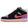 Nike Air Jordan 1 Mid PS - Black/Total Orange/Aurora Green