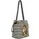 Betsey Johnson Fun Bucket Bag - Black/White