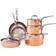 Lagostina Martellata Cookware Set with lid 10 Parts