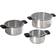 Ozeri Inductive Cookware Set with lid 6 Parts