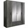 Griffis Revolving Graphite Kleiderschrank 180x199cm