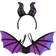 Elope Maleficent Dragon Horns Headband & Wings Accessory Kit