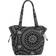 Vera Bradley Glenna Satchel - Black Bandana Medallion