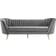 modway Opportunity Channel Tufted Curved Sofa 88.5" 3 Seater