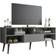 Madesa Modern Gray TV Bench 59.1x22.8"