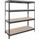 AR Shelving RIVET 59 18 Dark Matte Grey Shelving System 59x71"