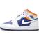 Nike Air Jordan 1 Mid GS - White Deep Royal Blue