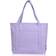 Dalix 20" Solid Color Soft Tote Bag - Lavender