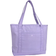 Dalix 20" Solid Color Soft Tote Bag - Lavender