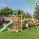 Jungle Gym Play Tower Complete Nomad with Swing Stand Swings & Slide