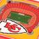 YouTheFan Yellow Kansas City Chiefs 3D StadiumViews Untersetzer 2Stk.