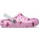 Crocs Kid's Classic Lined Disco Dance Party Clog - Taffy Pink/Multi