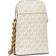 Michael Kors Jet Set Small North South Chain Phone Crossbody - Vanilla/Acorn