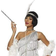 Costume Culture Dazzling Silver Flapper Women's Sexy Costume