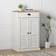 vidaXL Vigo White Shoe Rack 23.6x37.8"