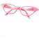 Bristol Novelty 50's Female Style Glasses Pink