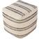 House Nordic Bally Off-White/Charcoal Grey Sittpuff 40cm