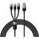Baseus 3.2 Gen1 USB A - USB C/USB Micro B/Lightning M-M 1.2m