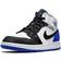 Nike Air Jordan 1 Mid GS - White/Black-Light Smoke Grey/Varsity Royal