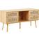 Beliani Wicker Stand TV Bench 120x60cm