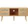 Beliani Wicker Stand TV Bench 120x60cm