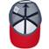 Columbia PFG Logo Mesh Snapback High Crown - Red Spark/US Flag