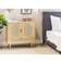 Beliani Boho Style Cabinet Sideboard 80x77cm