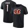 Fanatics Men's Ja'Marr Chase Black Cincinnati Bengals Player Icon Name & Number T-Shirt