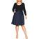 City Chic Uptown Dress - Navy