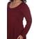 White Mark Jenara Dress Plus Size - Burgundy