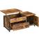 FABATO Lift Top Rustic Brown Coffee Table 21.6x41.7"