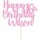 EDSG Personalised Happy Birthday Cake Decoration