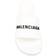 Balenciaga Logo Embossed Pool Slides - White