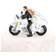 PartyDeco Wedding figure Newlyweds on Motorcycle Tortenaufleger
