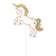 Talking Tables Unicorn Candle Magical Statement Kakepynt