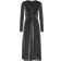 ROTATE Birger Christensen Sierra Lurex Midi Dress - Black