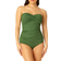 Anne Cole Twist Front Bandeaukini Swim Top - Moss Green