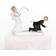 PartyDeco Wedding Couple with Fishing Rod Cake Decoration