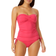 Anne Cole Twist Front Bandeaukini Swim Top - Hot Pinkie