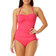 Anne Cole Twist Front Bandeaukini Swim Top - Hot Pinkie