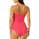 Anne Cole Twist Front Bandeaukini Swim Top - Hot Pinkie